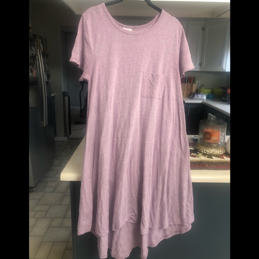 EUC light purple high low LLR Carly dress